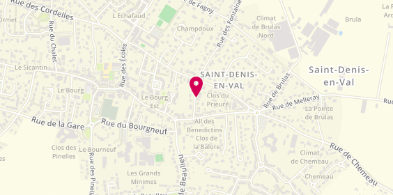 Plan de DE Lima Miranda Diogo, 90 Rue du Prieuré, 45560 Saint-Denis-en-Val