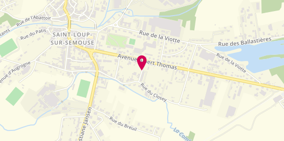 Plan de BOUDOT Didier, 5 Rue de la Republique, 70800 Saint-Loup-sur-Semouse