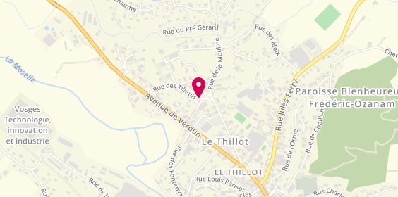 Plan de BERVEILLER Emma, 2 Bis Rue des Tilleuls, 88160 Le Thillot