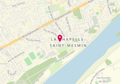 Plan de HUGUET Apolline, 3 Bis Rue des Hauts, 45380 La Chapelle-Saint-Mesmin