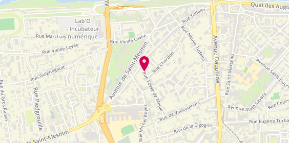 Plan de DEJAEGHER-GABORY Aurélie, 1 Bis Rue Fosse de Meule, 45100 Orléans