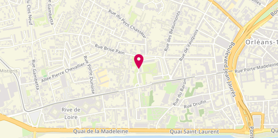 Plan de RICHARD Jean Philippe, 10 Rue de Cheverny, 45000 Orléans