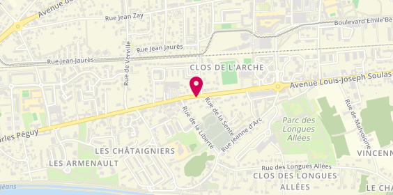 Plan de CHOLLET Marie Claire, 38 Avenue Louis Joseph Soulas, 45800 Saint-Jean-de-Braye