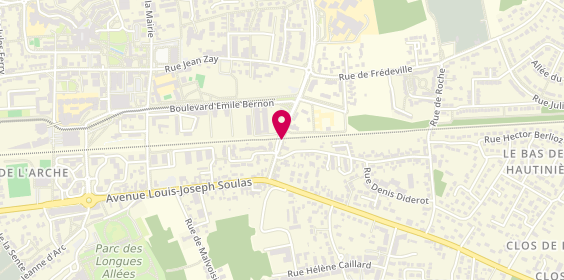 Plan de BOUCAULT Séverine, 11 Rue Jean Racine, 45800 Saint-Jean-de-Braye