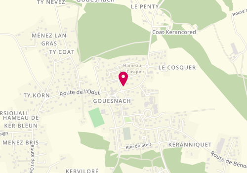 Plan de GIRE Sonia, 15 Route de Quimper, 29950 Gouesnach