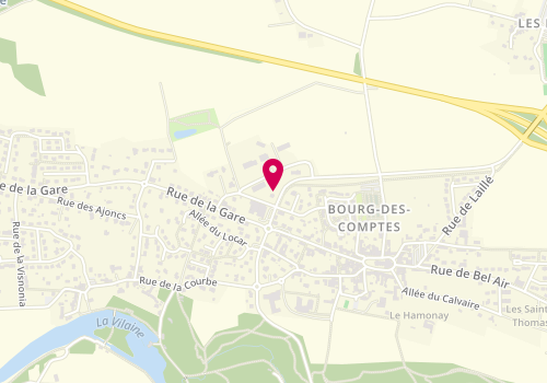 Plan de DAMESTOY Maritchu, 8 Rue des Nouettes, 35890 Bourg-des-Comptes