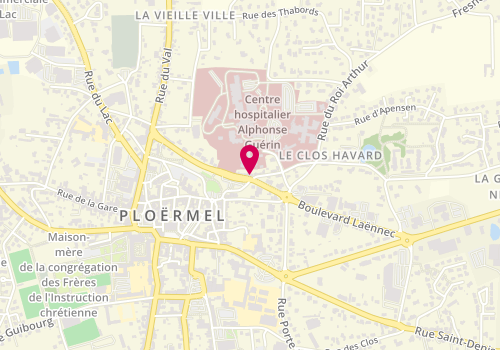 Plan de LE BOUQUIN Hervé, 41 Boulevard Laennec, 56800 Ploërmel