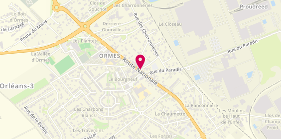 Plan de DUMERY Pascale, 106 Bis Rue Nationale, 45140 Ormes