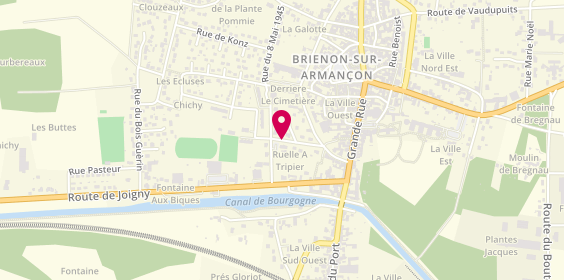 Plan de PIQUEREY Nicolas, 8 Boulevard du General de Gaulle, 89210 Brienon-sur-Armançon