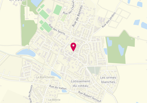 Plan de CORNILLOT-CLEMENT Thibaut, 3 Place de la Mairie, 35230 Orgères