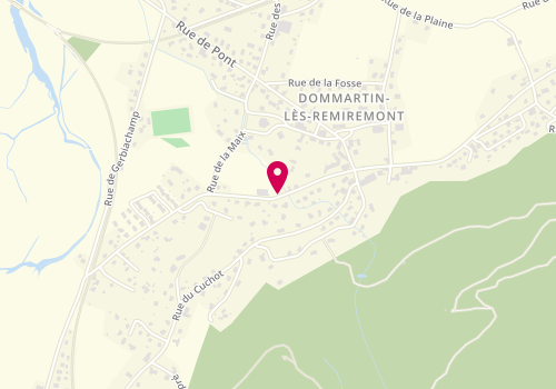 Plan de PIERREL Julie, 226 Rue de la Poirie, 88200 Dommartin-lès-Remiremont
