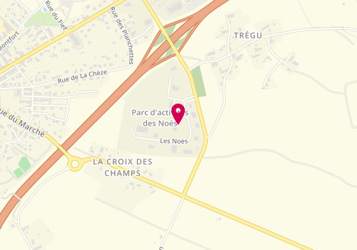 Plan de LABILLE Frédéric, Zone Artisanale la Noes, 35380 Plélan-le-Grand