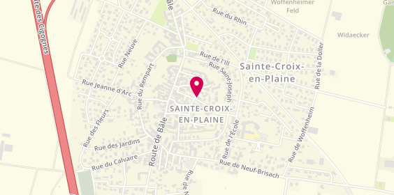 Plan de BUCHER Claude, 1 Place de L 'Église, 68127 Sainte-Croix-en-Plaine
