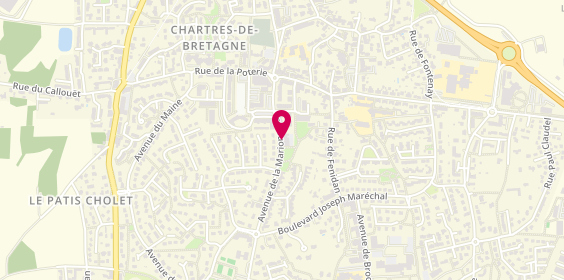 Plan de BOURASSET Méhdi, 23 Avenue de la Marionnais, 35131 Chartres-de-Bretagne