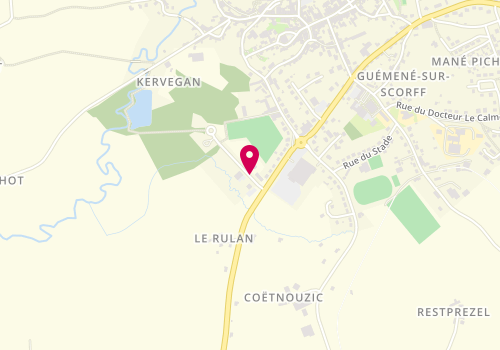 Plan de GUILLERMIC Fabien, Zone Activite du Rulan, 56160 Guémené-sur-Scorff
