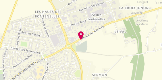 Plan de GROSVALET Julien, 3 Route de Rennes, 35310 Mordelles