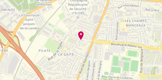 Plan de HIJAR ASENSIO Isabel, 9 Rue des 25 Fusilles, 35136 Saint-Jacques-de-la-Lande