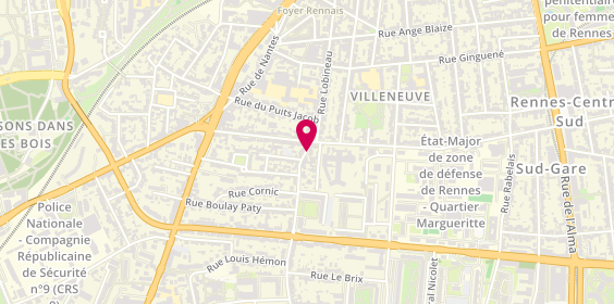 Plan de GUIVARC'H Françoise, 3 Rue le Guen de Kerangal, 35200 Rennes