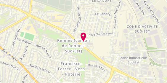 Plan de STOSSKOPF Remy, 1 Square Marcel Bozzuffi, 35000 Rennes