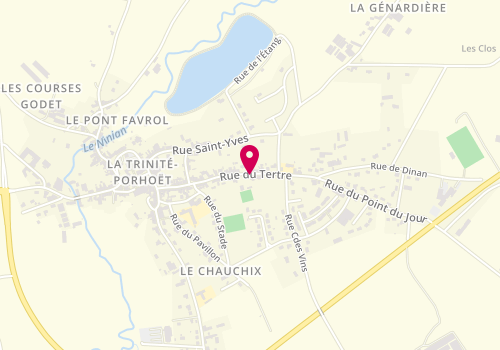 Plan de CATTEAU Charles Edouard, 54 Bis Rue du Tertre, 56490 La Trinité-Porhoët