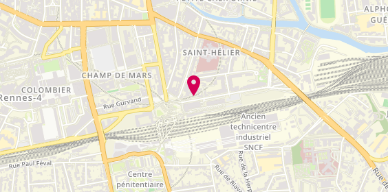 Plan de LE HEBEL Marion, 7 Boulevard Solférino, 35000 Rennes