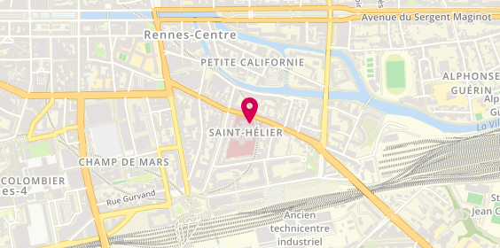Plan de BESNIER Antoine, 54 Rue Saint Helier, 35000 Rennes