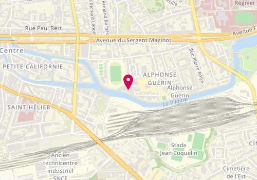 Plan de MARTIN Aurélie, 20 Allée Georges Palante, 35000 Rennes