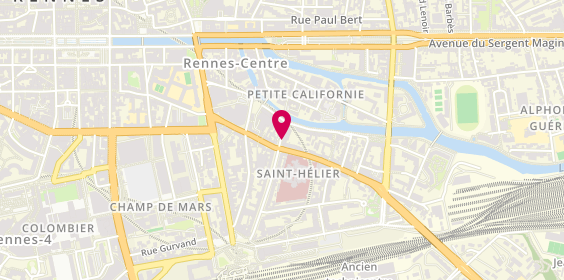 Plan de BERNON Floriane, 11 Rue Marie Alizon, 35000 Rennes