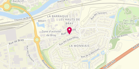 Plan de BOUVET Xavier, 48 Rue de Bray, 35510 Cesson-Sévigné