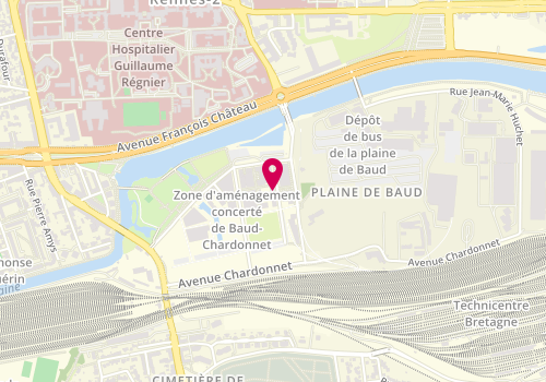 Plan de LASSALLE Constance, 10 Rue Berthe Savery, 35000 Rennes