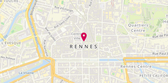 Plan de COLOMBEL Serge, 4 Rue de L ' Hermine, 35000 Rennes