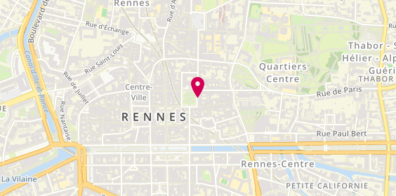 Plan de DOUTEAU Thibaut, 7 Place du Parlement, 35000 Rennes