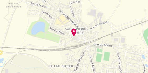 Plan de TURC Valérie, 5 Place des Cypres, 53410 Saint-Pierre-la-Cour