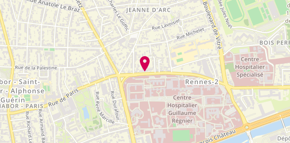 Plan de RIVOALLAN Guirec, 157 Avenue du General Leclerc, 35700 Rennes