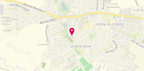 Plan de GOUGEON Julien, 14 Rue du Clos Perrigault, 35132 Vezin-le-Coquet