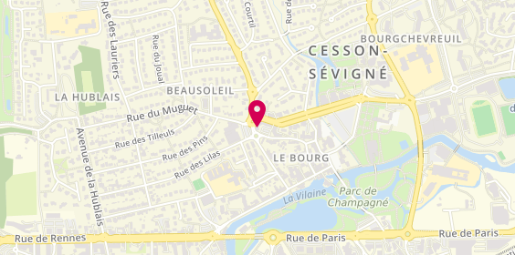 Plan de BOUVET Xavier, 22 Place des Arcades, 35510 Cesson-Sévigné