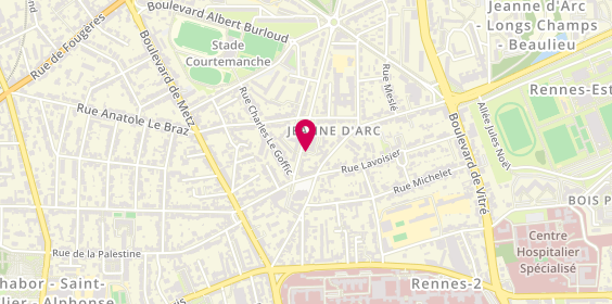 Plan de THIBAULT Marc, 16 A Boulevard Alexis Carrel, 35700 Rennes