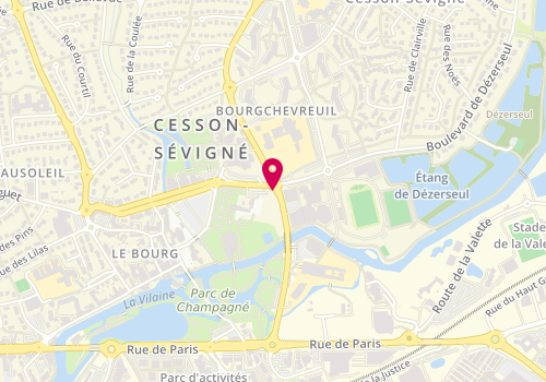 Plan de PELLOIS Mathis, 5 Rue de la Chalotais, 35510 Cesson-Sévigné