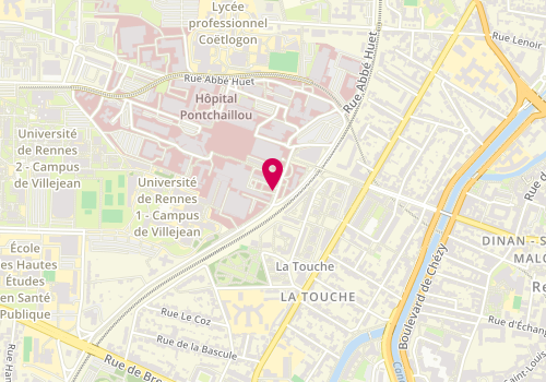 Plan de SCHMIDT Louis Marie, 2 Rue Henri le Guilloux, 35000 Rennes