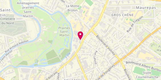 Plan de GUYADER Luc, 135 Rue d'Antrain, 35700 Rennes