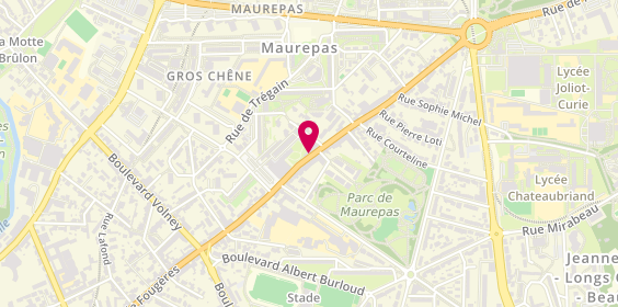 Plan de MAREC Morgane, 219 Rue de Fougeres, 35700 Rennes