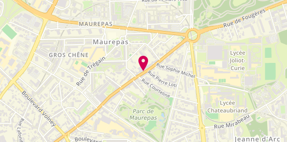 Plan de GUILLERM Erwan, 243 Rue de Fougeres, 35700 Rennes