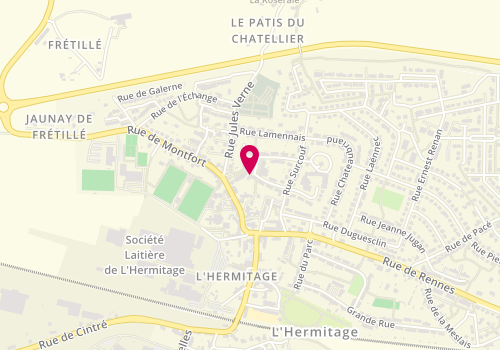 Plan de LE MASSON Arnaud, 2 Rue Charcot, 35590 L'Hermitage
