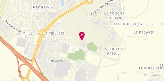 Plan de GUITTET Aurélie, 5 Boulevard du Trieux, 35740 Pacé