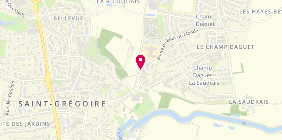 Plan de LECOQ Sabine, 6 Rue de L 'Abbe Pierre, 35760 Saint-Grégoire