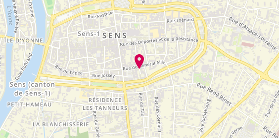 Plan de THIBAULT Joëlle, 54 Rue du General Allix, 89100 Sens