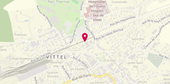 Plan de GÉRARD Mathieu, 25 Rue Marcel Soulier, 88800 Vittel