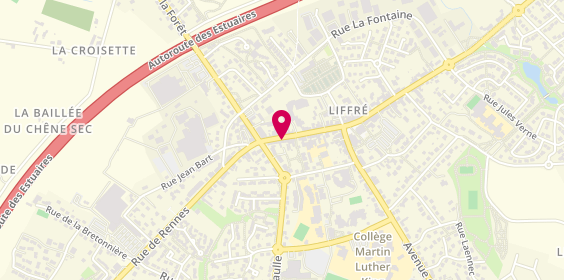 Plan de MOTTE Marianne, 33 Rue de Rennes, 35340 Liffré