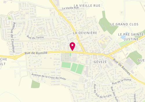 Plan de LAURENCON Marie, 6 Bis Rue de Romille, 35850 Gévezé