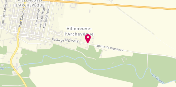 Plan de WILHELM Margaux, 24 Route de Bagneaux, 89190 Villeneuve-l'Archevêque